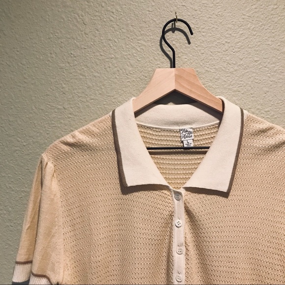 SAKS FIFTH AVENUE Cream Blouse - Picture 3 of 6
